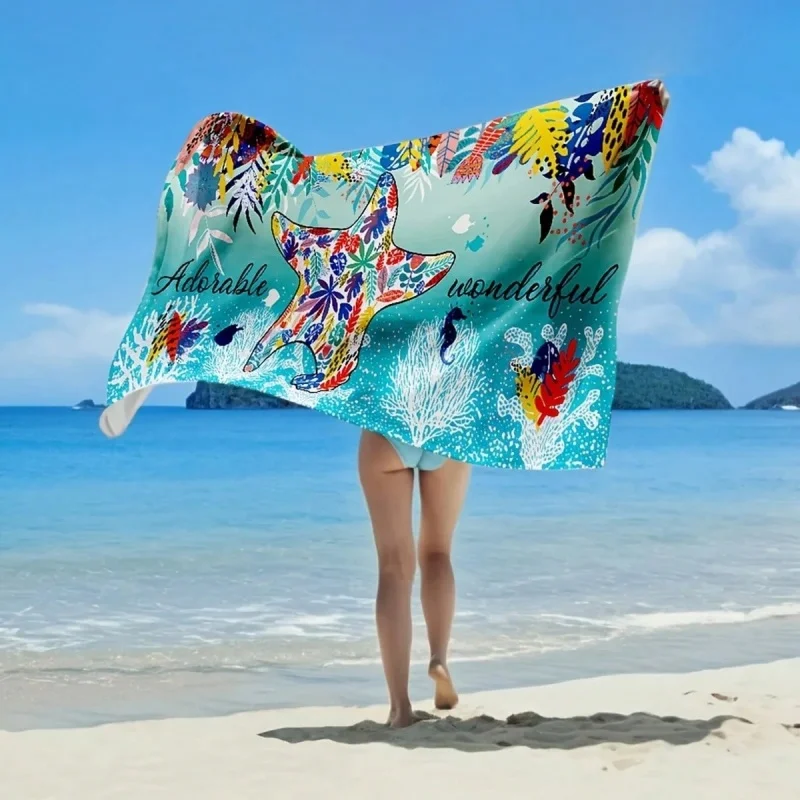 Gold Foil Bride Diamond Beach Towel Wedding Bachelorette Party Quick Dry Bath Towel