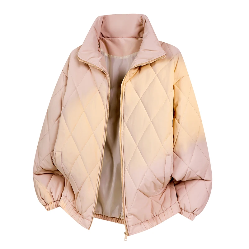 

Мужские зимние пальто, мужское толстое хлопковое женское пальто, теплая свободная куртка с воротником-стойкой для женщин, однотонные корейские модные куртки для мужчин