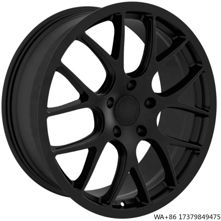 

18-24 Inch Customized 5x112/120/130/127 Forged Car Wheels Black Monoblock Aluminum Passenger Car Wheels