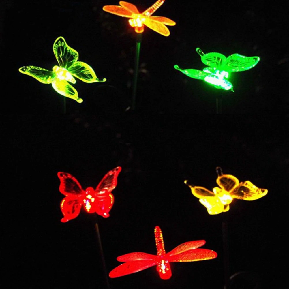 

Butterfly Lamp Outdoor Garden Light Solar Yard Lights Yard Lighting Solar Light Energy Saving ABS Durable Automatic