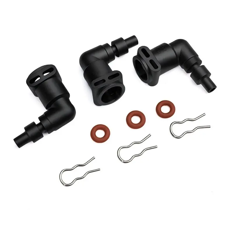 A66T-3SETS Type L Change Fitting Elbow Adapter For PTFE Piping Systems Connection Connector For Espresso Coffee Machines