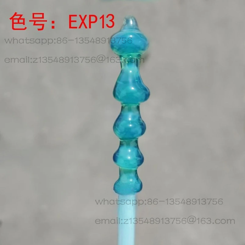 

EXP13 blue green protein bar burned glass color material high borosilicate hard material
