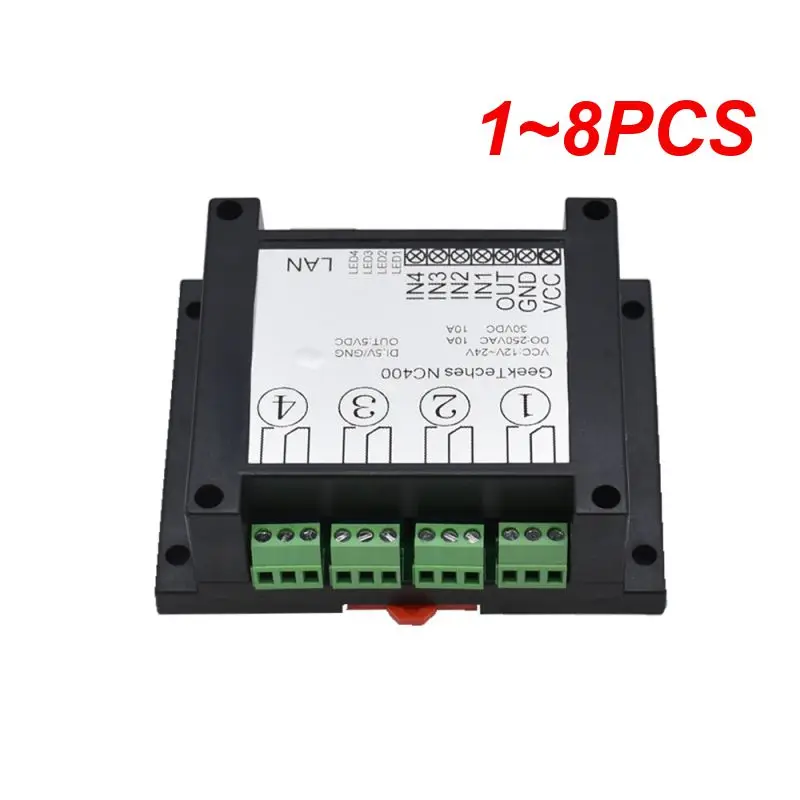 

1~8PCS Networking Controller Nc400 Udp W5500 Ethernet With 4 Channels Relay Integrated Remote Controller Board Rj45 Tcp/ip Relay