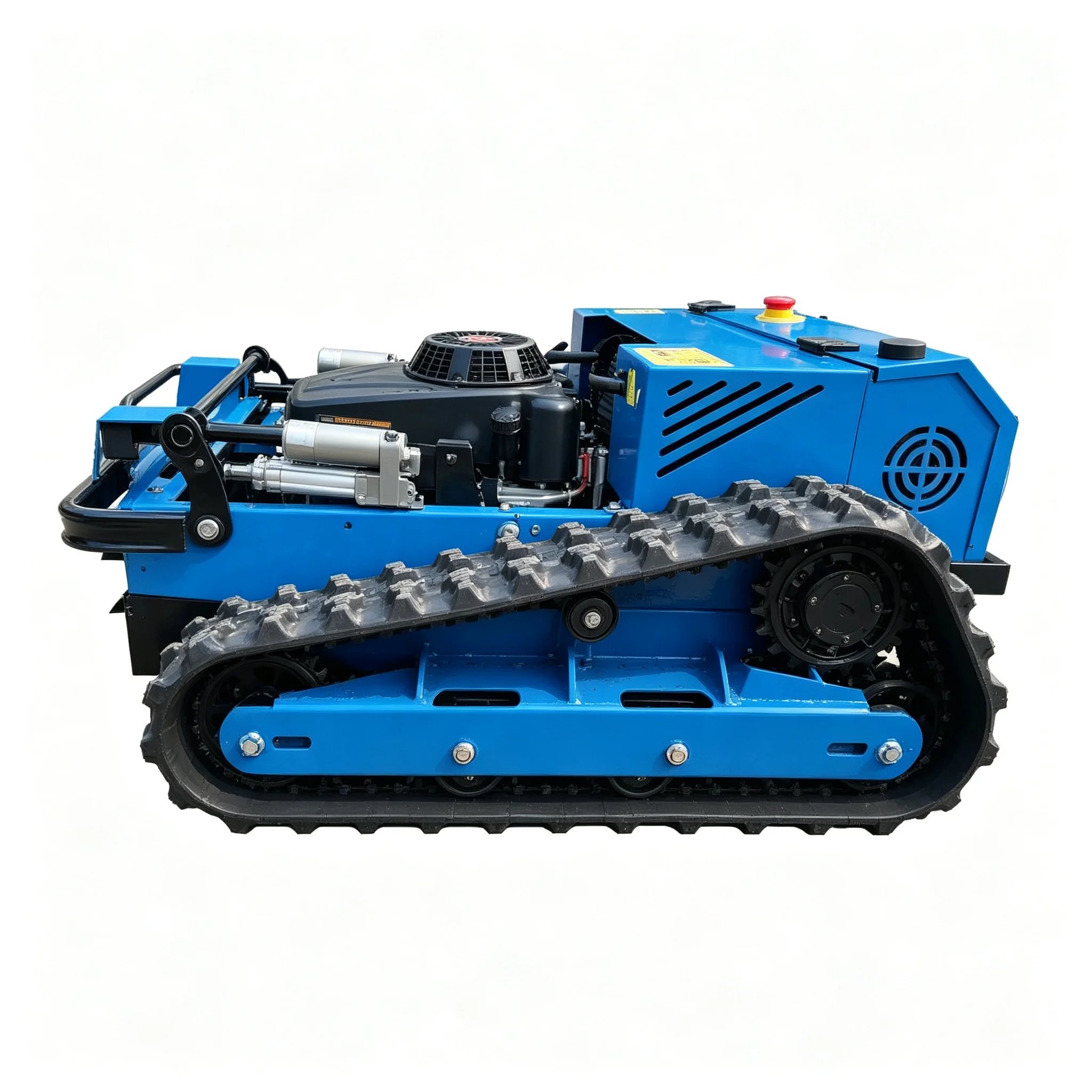Customized Smart Remote Control Tracked Lawn Mower Heavy Duty Brush Cutter for Orchard Farm Garden Slope Maintenance