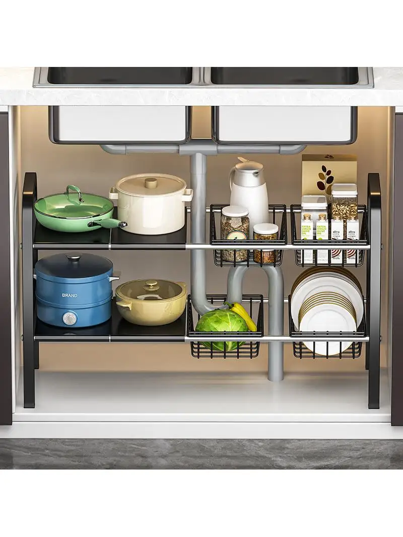 kitchen-sink-storage-rack-expandable-cabinet-pot-holder-under-sink-shelf-bathroom-vanity-basin-below-cupboard-pot-stand