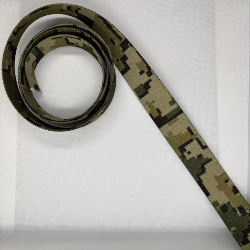 Correas de camuflaje mexicano de 5 metros de largo US4CES Mecixo Camo tiras no elásticas correas de bolsa táctica cinturón Molle DIY 2,5 cm de ancho