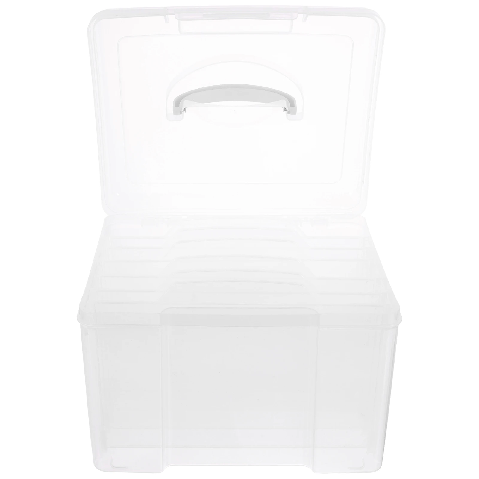 

Photo Storage Box Clear Durable Plastic Organizer Container For Pictures Photos Crafts Sticker Keepsake Keeper Keeps Photos Safe