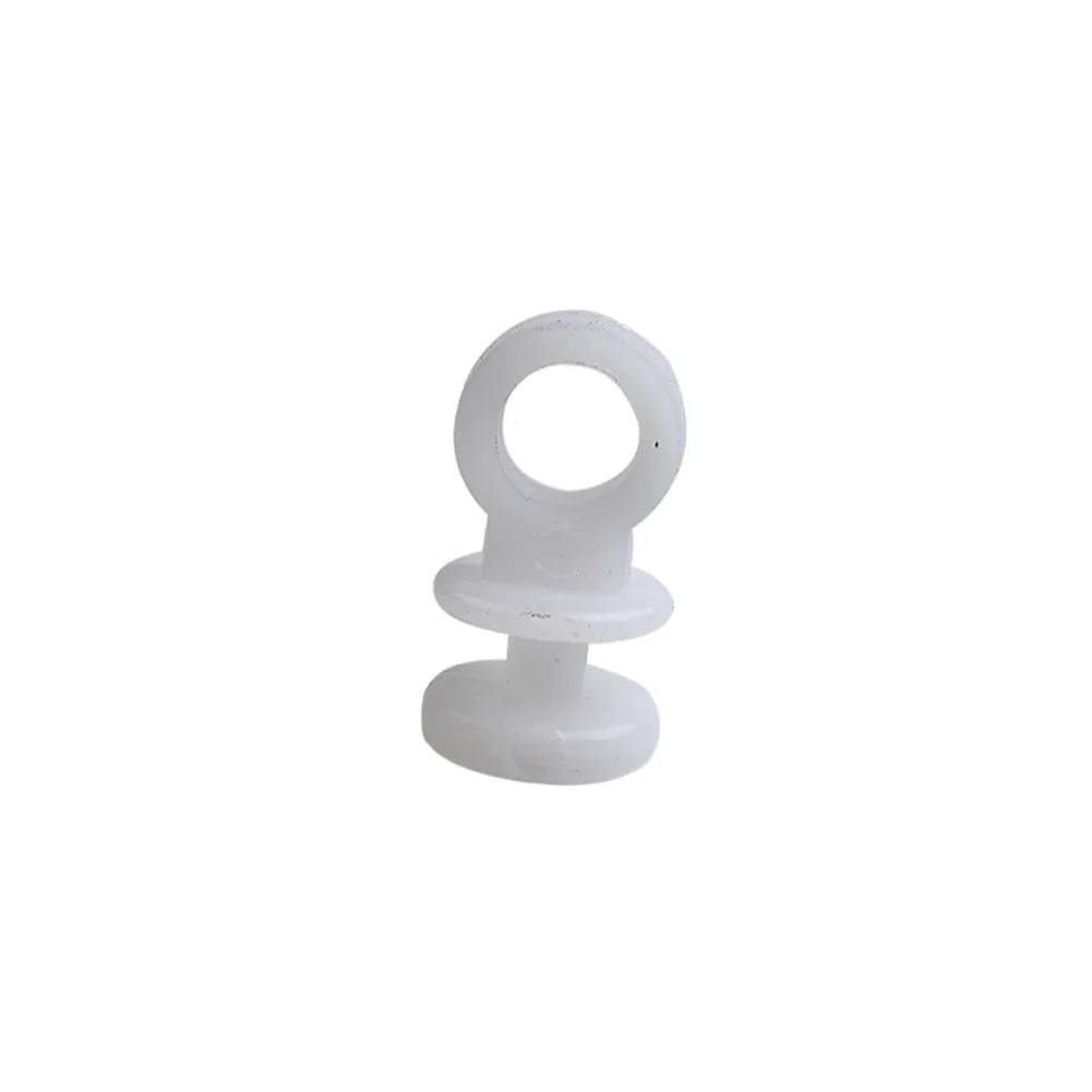 

50PCS Plastic Curtain Track Hooks Runner Fit For Camper Van Motorhome Caravan Boat White Interior Car Accessories