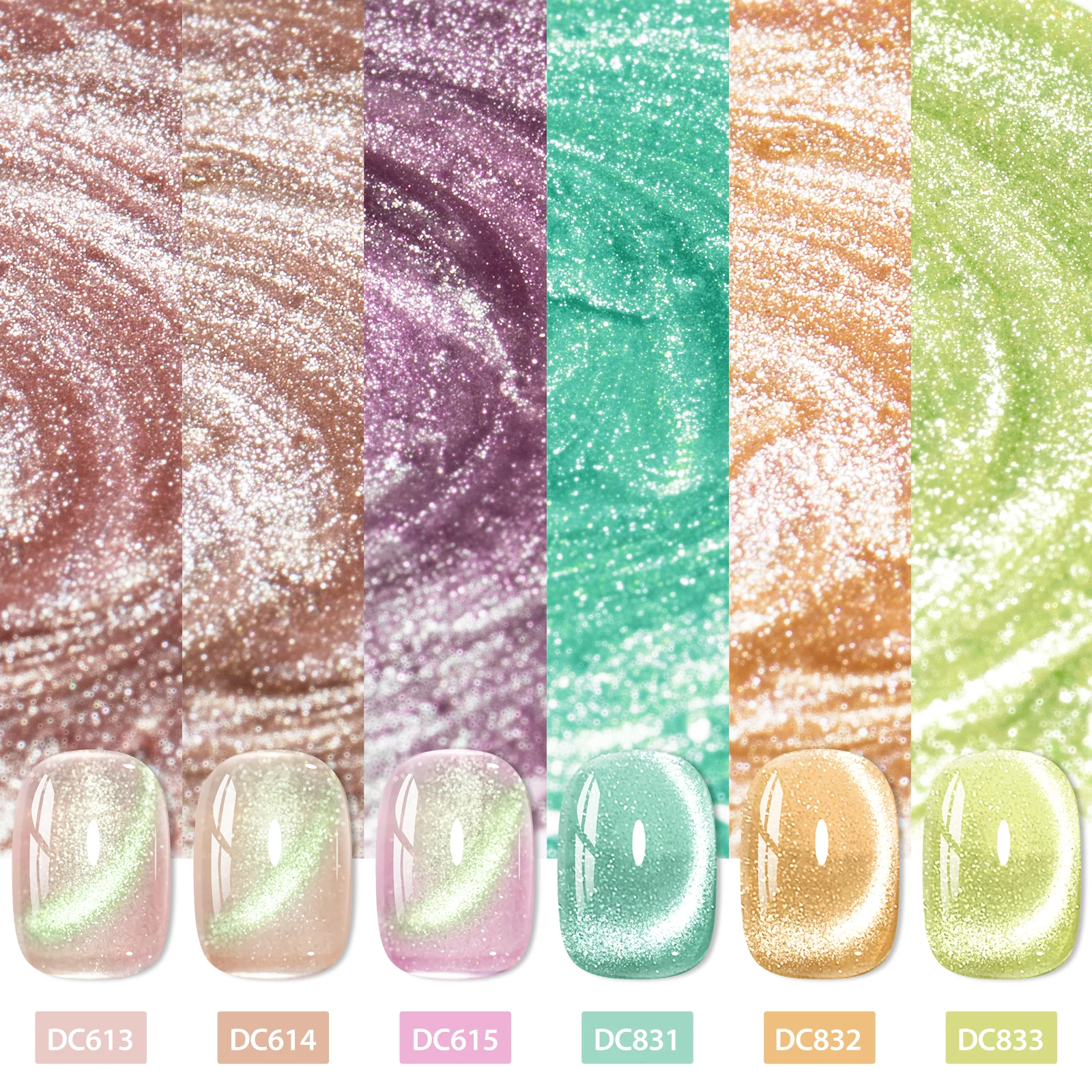 9 قطعة/المجموعة الأخضر الأصفر القط المغناطيسي هلام مسمار مجموعة طلاء أظافر هلام Varnis شبه دائم الأشعة فوق البنفسجية LED هلام مسمار الفن مانيكير كيت مع المغناطيس