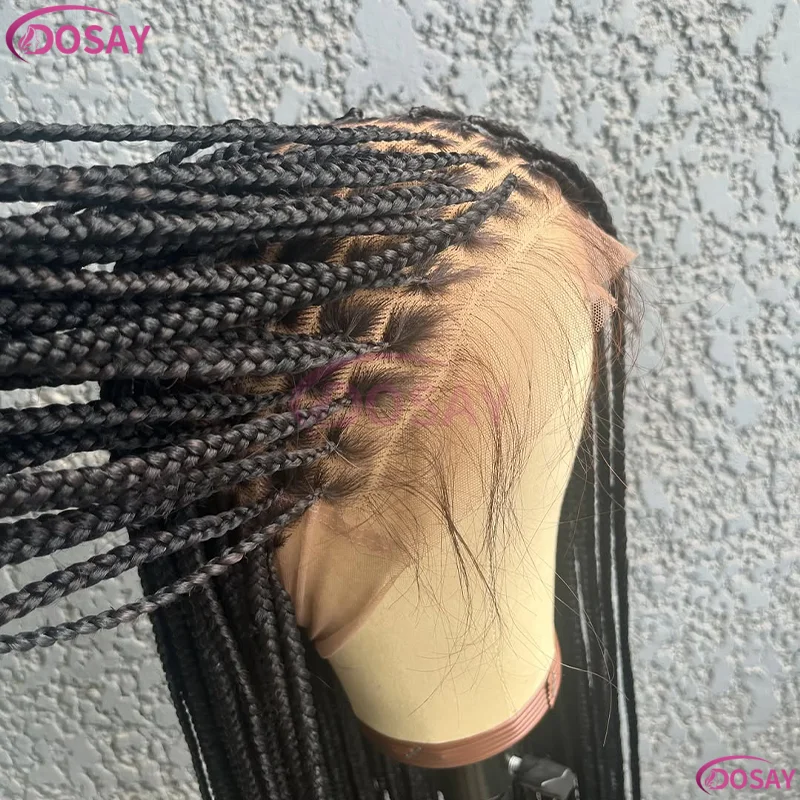 

36 "синтетические парики, полный парик фронта шнурка для чернокожих женщин, без узлов, плетение парика, косички, кружевные парики на продажу