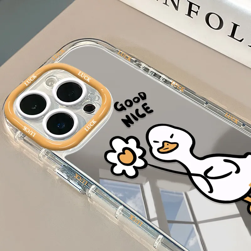 Niedliches Kätzchen, Liebliche Katze, Luftkissen-Spiegel-Handyhülle für iPhone 17 15 14 16 Pro Max 13 12 11 Pro XR XS 7 8 Plus 17Air Art Cover – Detail 9