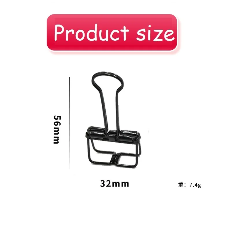 5PCS Fancy Paperclips Leuke Briefpapier Clips Metalen Bindmiddel Clips Office Clips voor het Organiseren van Notities HXZ05