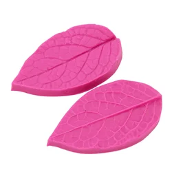 2PC\set Food Grade 3D Petal Leaf Shaped Silicone Lace Cake Mold Cake Decoration Tools Fondant Sugarcraft Embossed Cake Mold