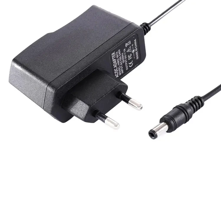 Euro Plug 5V 2A AC/DC Switching Power Supply Adapter with DC Plugs (5V2A)