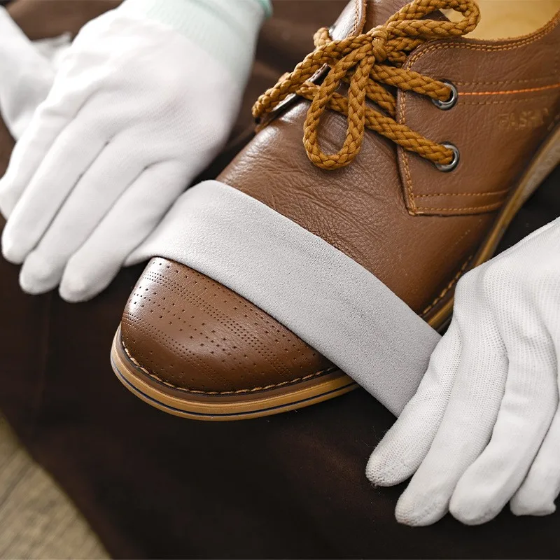 Good Microfiber Shoe Cloth Suede Shoe Shine Polishing Waxing Shoe Cleaning Toewls Multifunctional Cleaning Tools No Residue