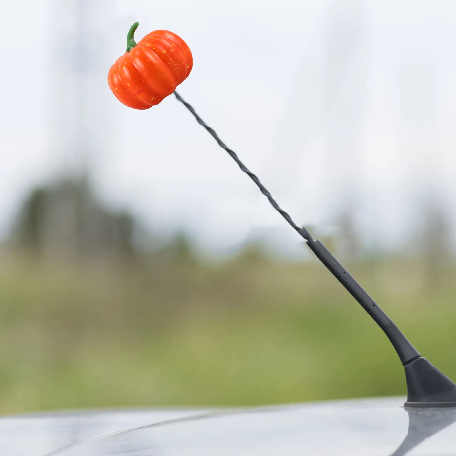 

Car Roof Decoration Pumpkin Antenna Topper Cute Cartoon Car nament Plastic Weather Resistant Easy Install Versatile Vehicle