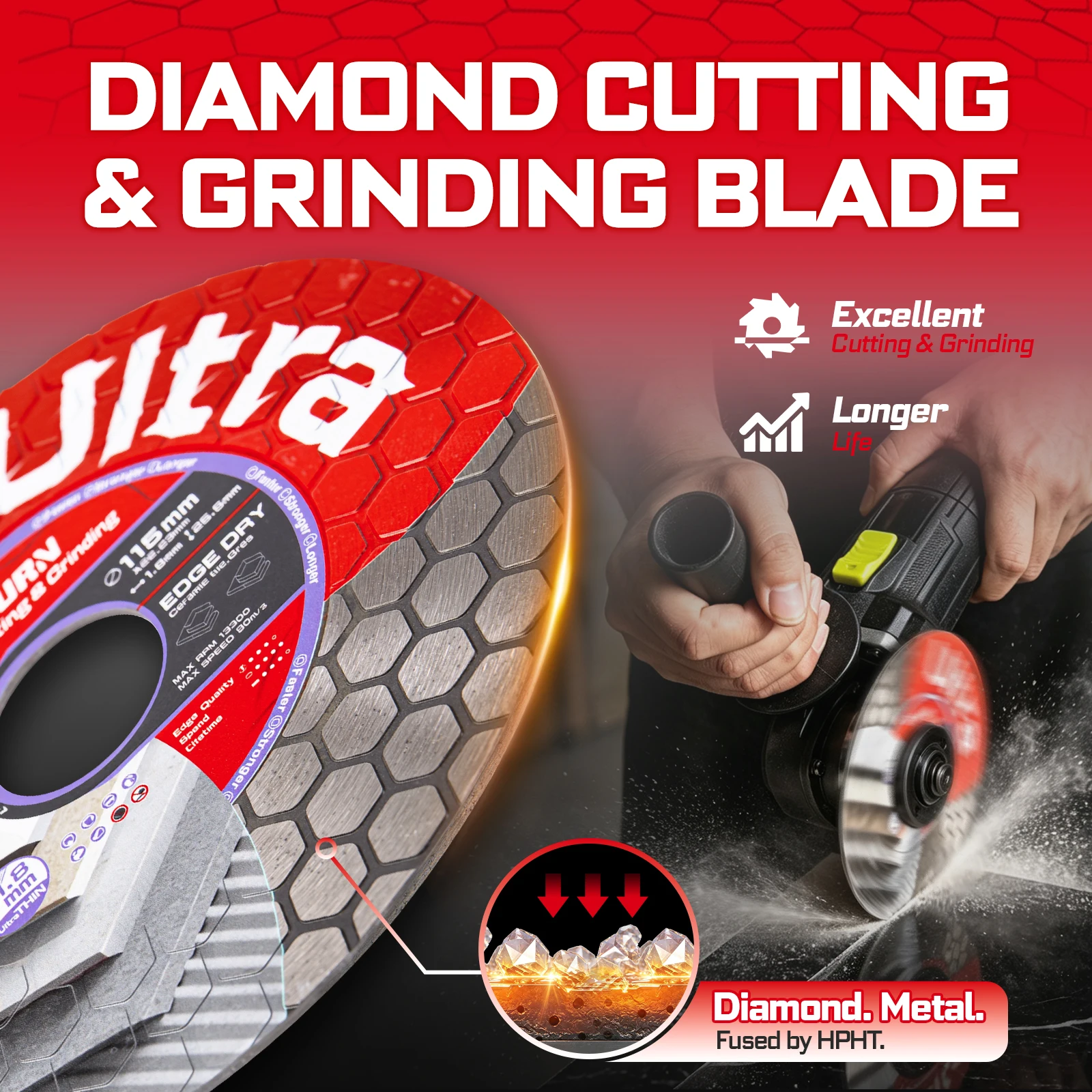 Geinxurn 2/3/5/8 Stück Diamant – Angle Grinder 4.5 Bewertung und Preis