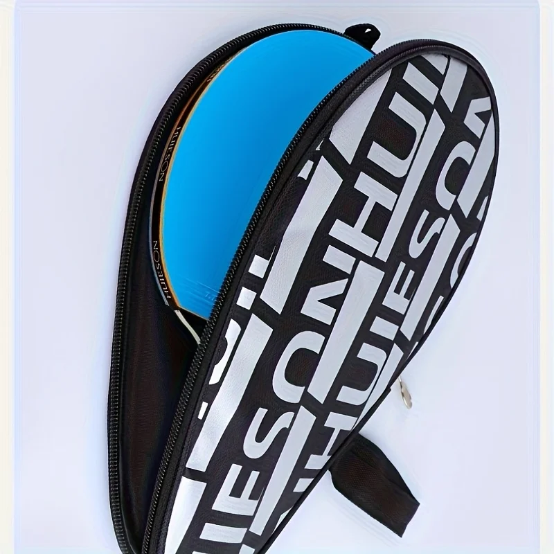 Colorful Table Tennis Rackets, High-Elastic Single Table Tennis Racket, Double-Sided Rubber Table Tennis Racket with Portable Storage Bag