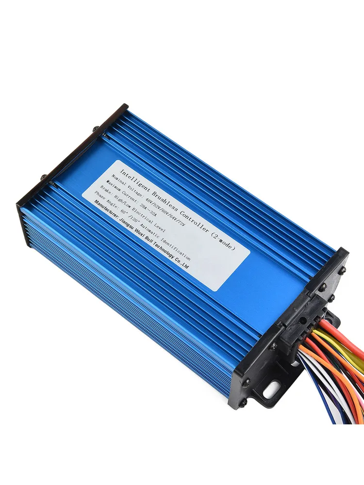 AliExpress 48V 60V 1800W Lead-acid  Bldcm Controller Lead-acid Lithium Battery Eelectric Bicycle For Dc Brushless Central Bike Accessories