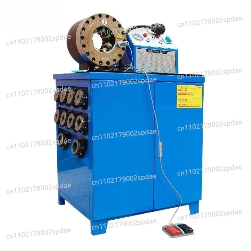 DX68 DX69 Automatic Hydraulic Hose Crimping Machine 1/4-2 Inch P32 P20 Dies for Excavator Pipeline Repair