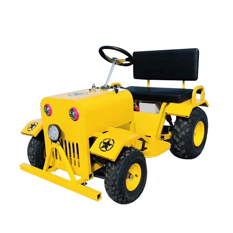 Electric two-wheeled four-wheeled ATV recreational outdoor electric tractor kart