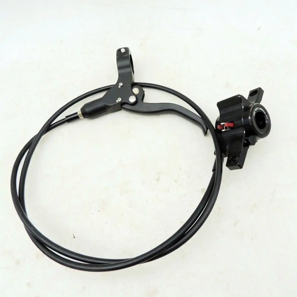 Juego de frenos hidráulicos de aluminio CNC, ligero, para bicicletas de montaña (MTB) y bicicletas eléctricas, con kit de frenos de disco y accesorio de cableado extendido.