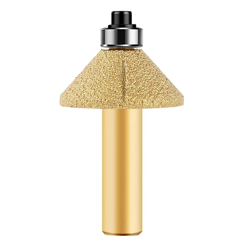 

Алмазные фрезы с вакуумной пайкой, 1/2 дюйма, 45 градусов