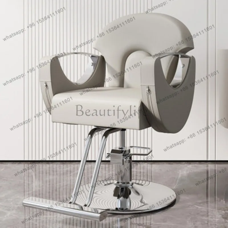 LSLuxury Display Hair Barber Aesthetic Nordic Hair Barber Fashionable Design Vintage Cadeira De Barbeiro Commercial Furniture
