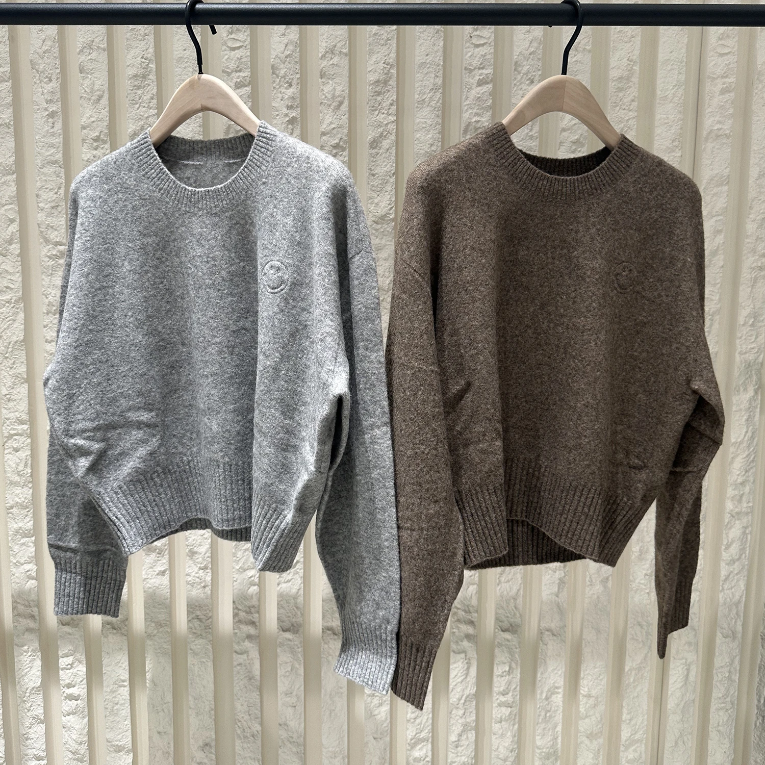 

mat Sle Oversized round Ne Knitted Sweater Women's Faion Autumn Winter New Arrival Versatile Comfortable Knitwear