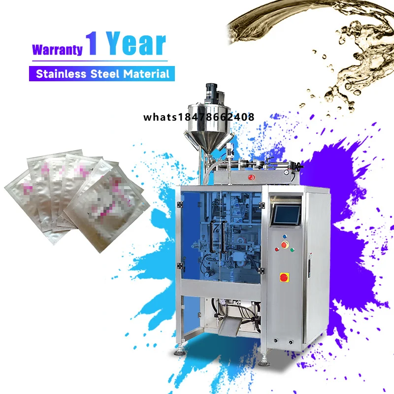 Vertical Beverage Milk Automatic Pack Mayonnaise Juice Filling Making Butter Jam Sachet Packaging Liquid Packing Machine