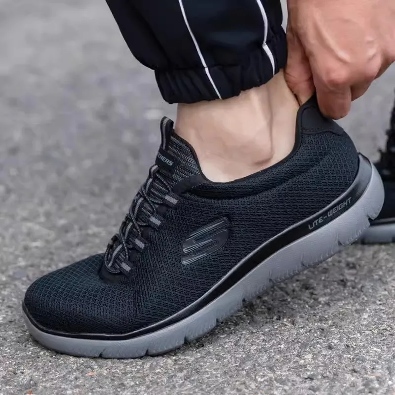 Skechers men's sneakers New summer fashion breathable casual shoes Lightweight comfortable walking shoes