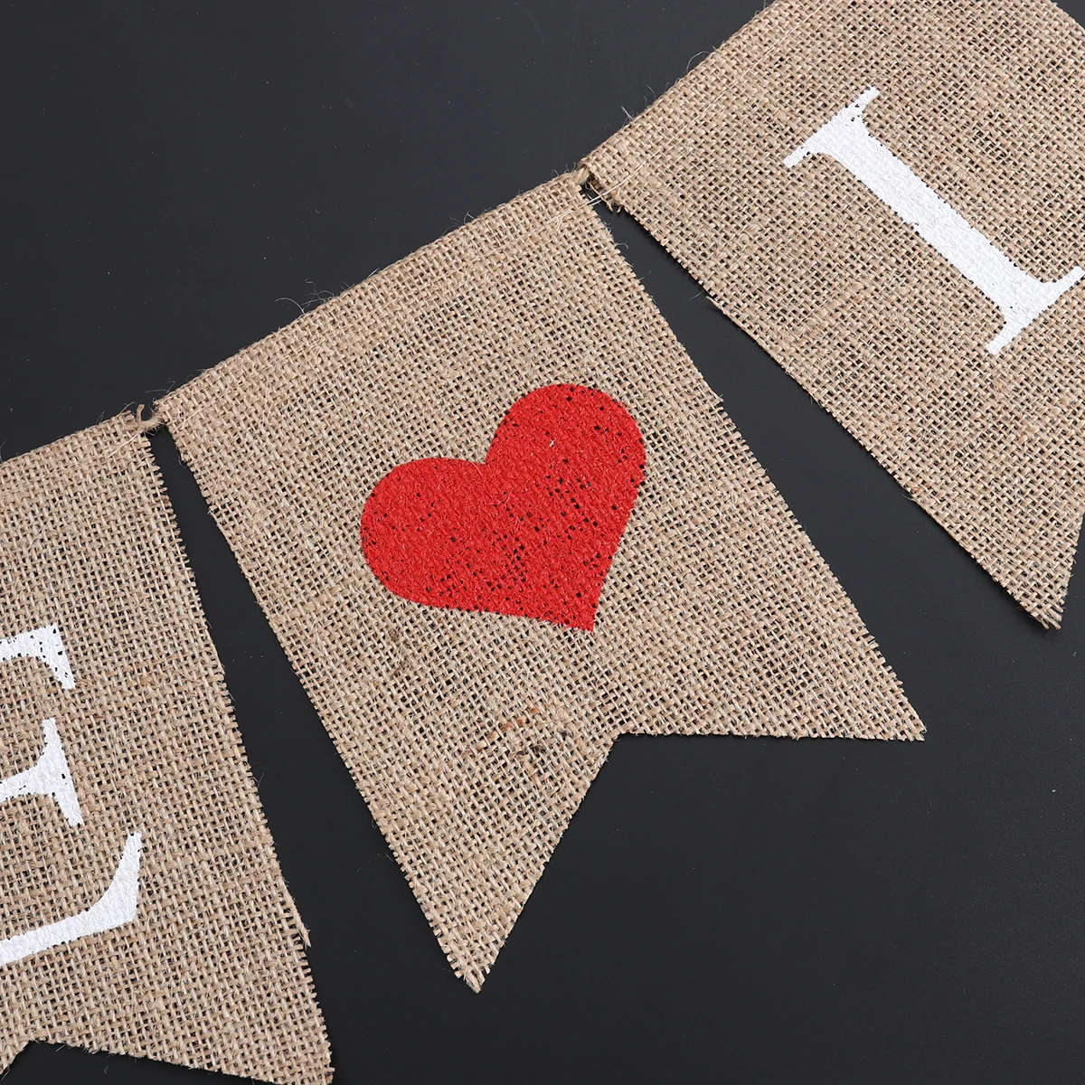 

2 .8M Banner Art Wedding Bunting Letter Burlap Party Is Sweet Garland