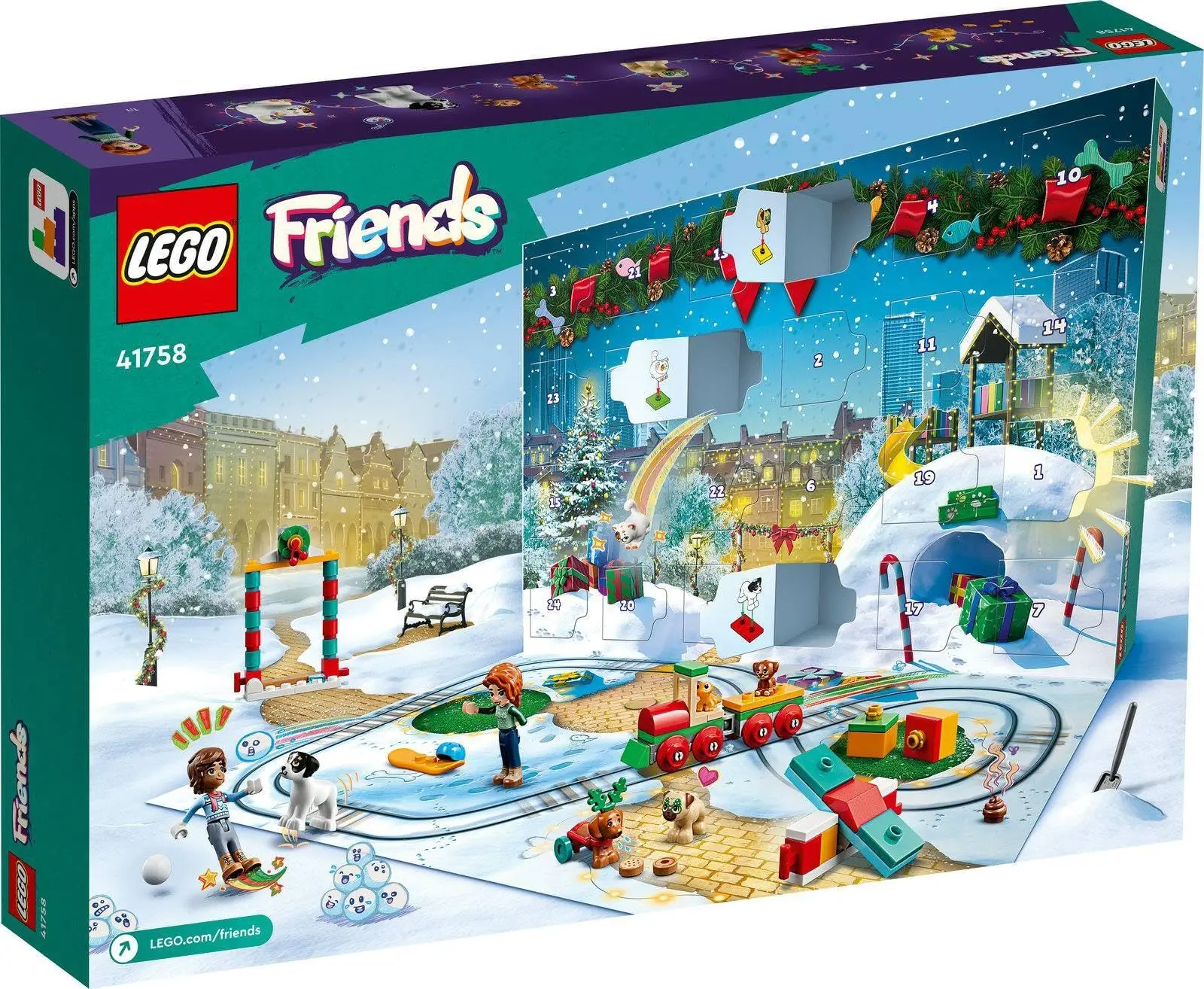 LEGO 41758 Friends Advent Calendar 2023 Building Blocks Toys for Kids Boys Girls Ages 6+  Christmas Birthday Gift (231Pieces)