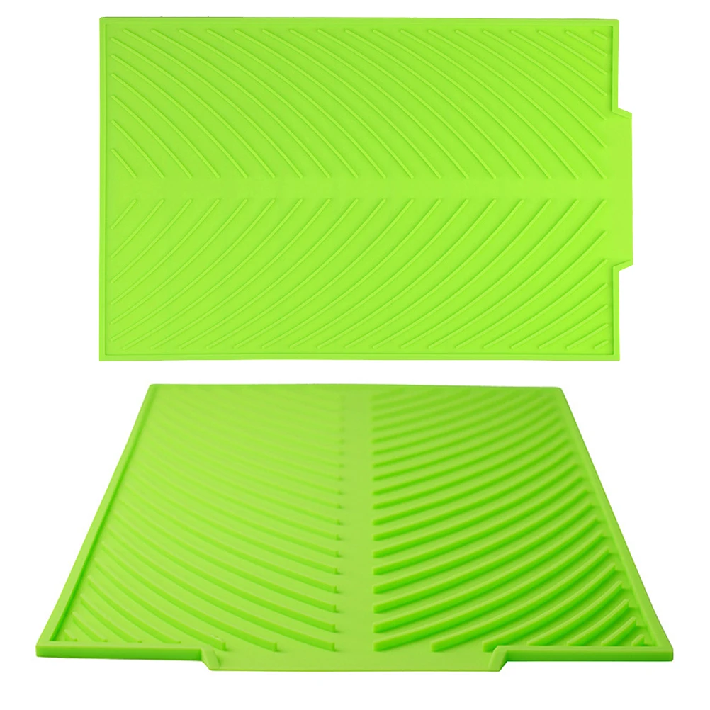 

Dish Drainers Silicone Draining Mat Kitchen Accessories Tableware Tools Drying Mats for