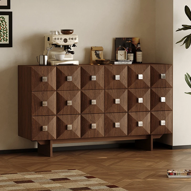 Modern solid wood home luxury environmental protection living room dining room sideboard 2
