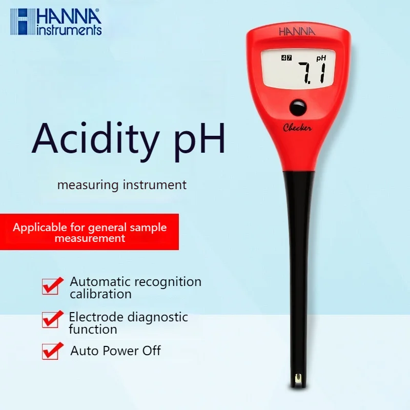 HI98103 Portable acidity pH meter, measuring instrument, microcomputer pen acidity pH tester