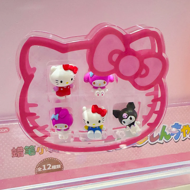 Authentische Sanrio Familie Kreative Mini Korn Blind Box Spielzeug Anime Figuren Pochacco Hangyodon Kuromi Pompompurin Ornament Spielzeug Geschenk