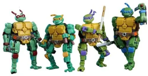 

52TOYS BEASTBOX MB-21 Leonardo + MB-20 Donatello+ MB-19 Michelangelo +MB-18 Raphael Action Figure Boy Gifts