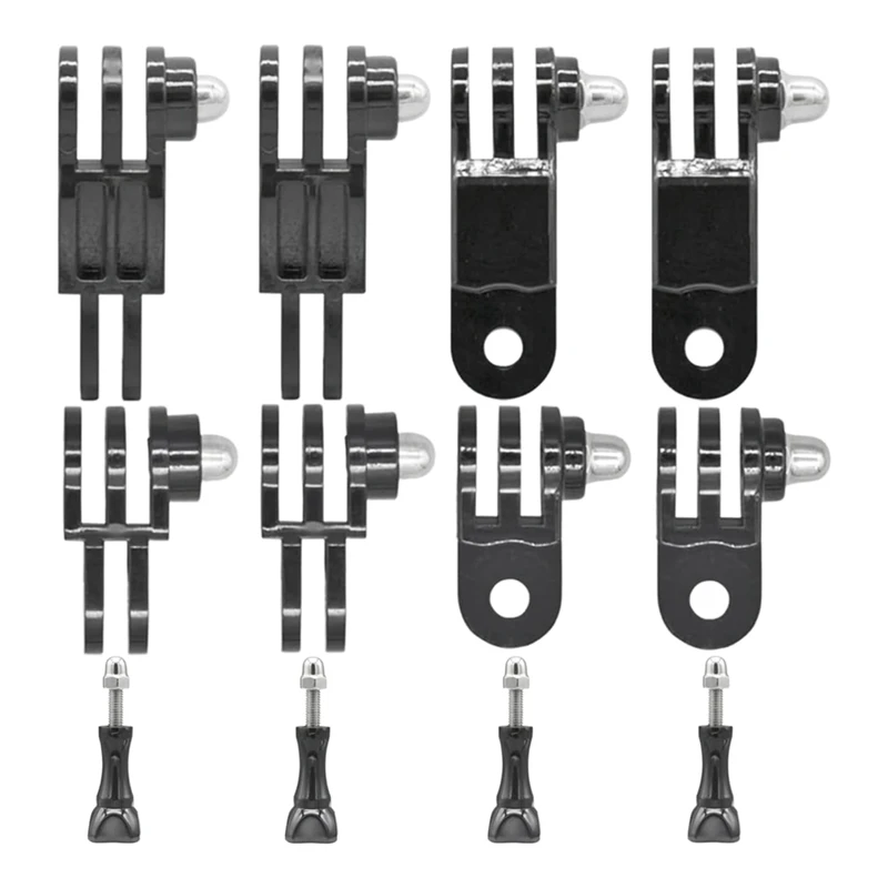 BNVN-Adjustable Extension Arm Straight Joint Adapter Kit,Same And Vertical Direction Joints Connector For Gopro Action Camera