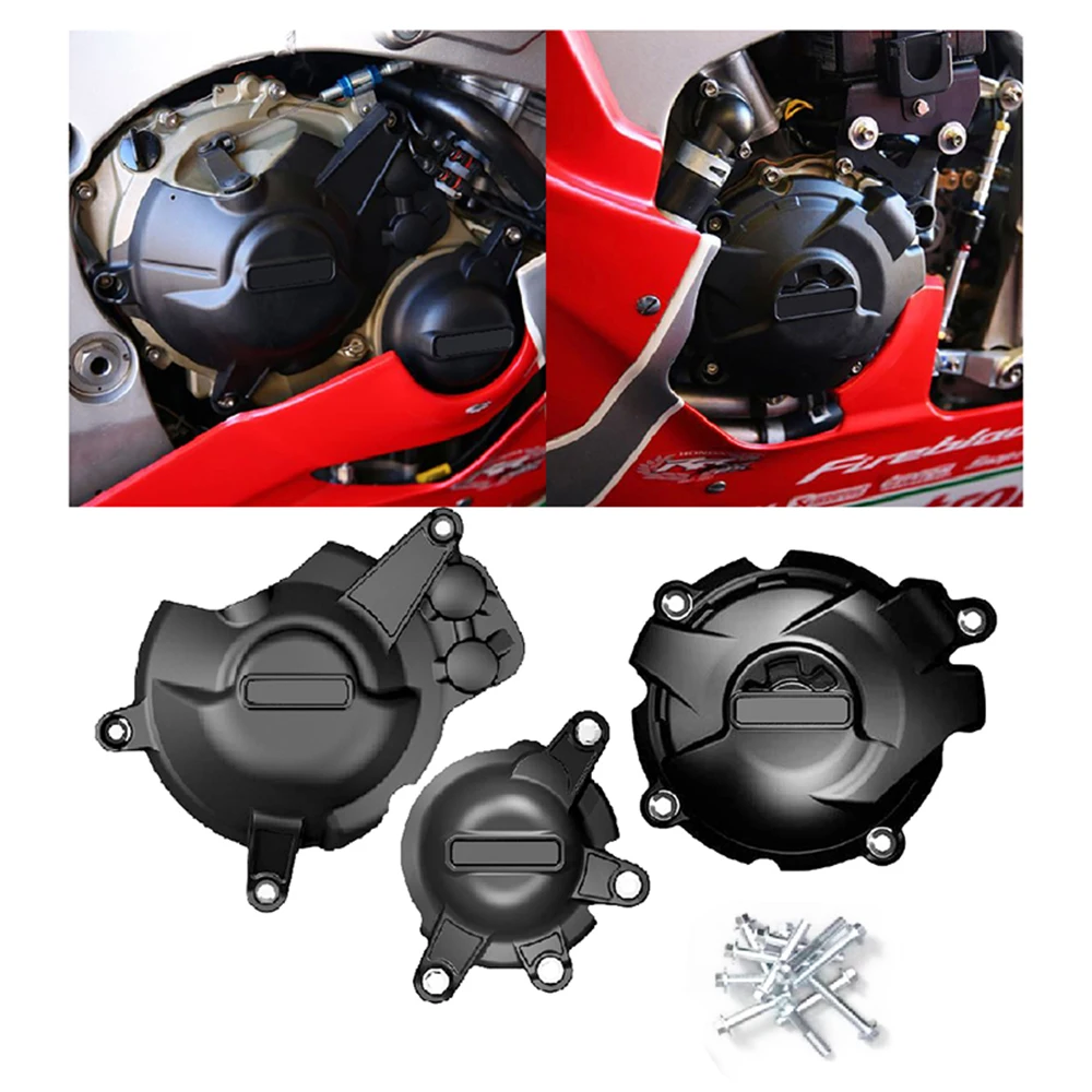 

Fit for Honda CBR1000RR ABS CBR 1000RR Fireblade SP SP2 2017-2023 Motorcycle Secondary Engine Cover Set Protection Guards