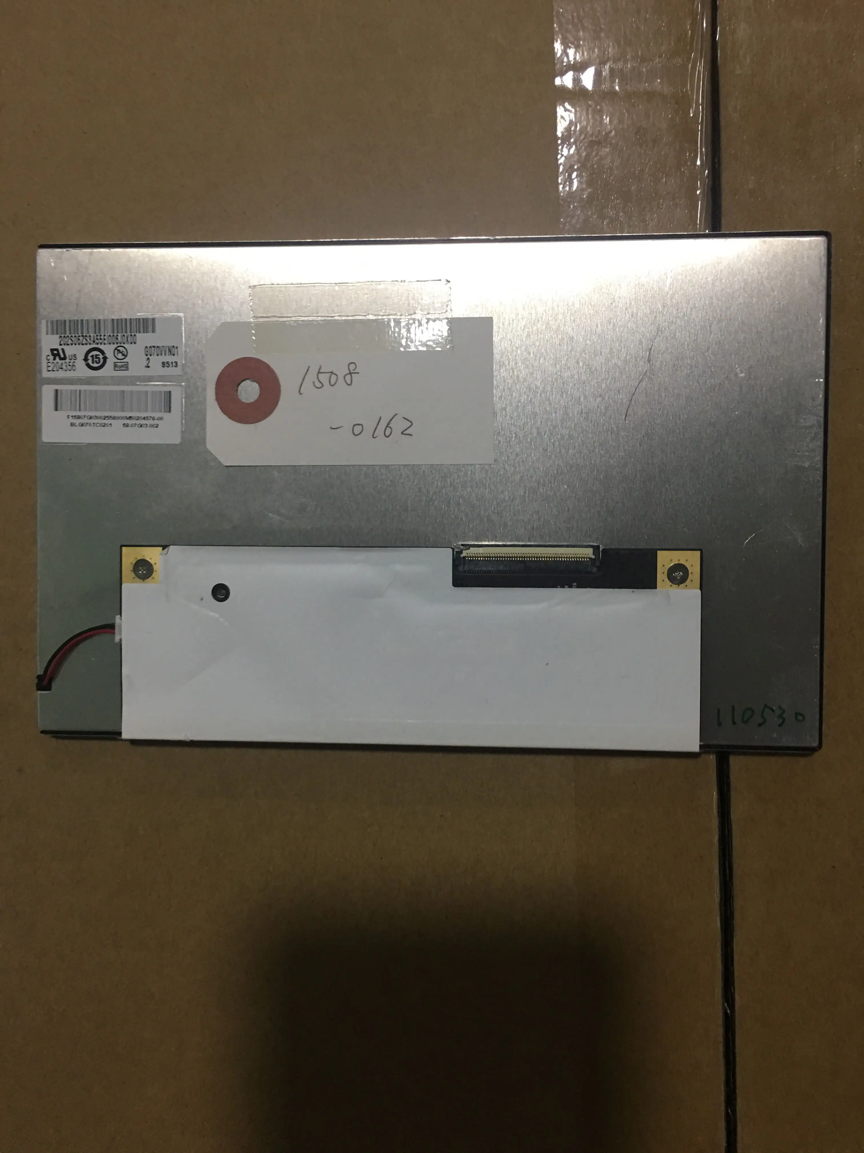 G070vvn01.2 7 polegadas 800*480 telas de exibição lcd