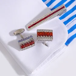 Luxury Rhinestone Tie Clip Fashion Men's Business Banquet Dress Suit Ties Accessories High-end Wedding Tie-Clips Gifts for Men