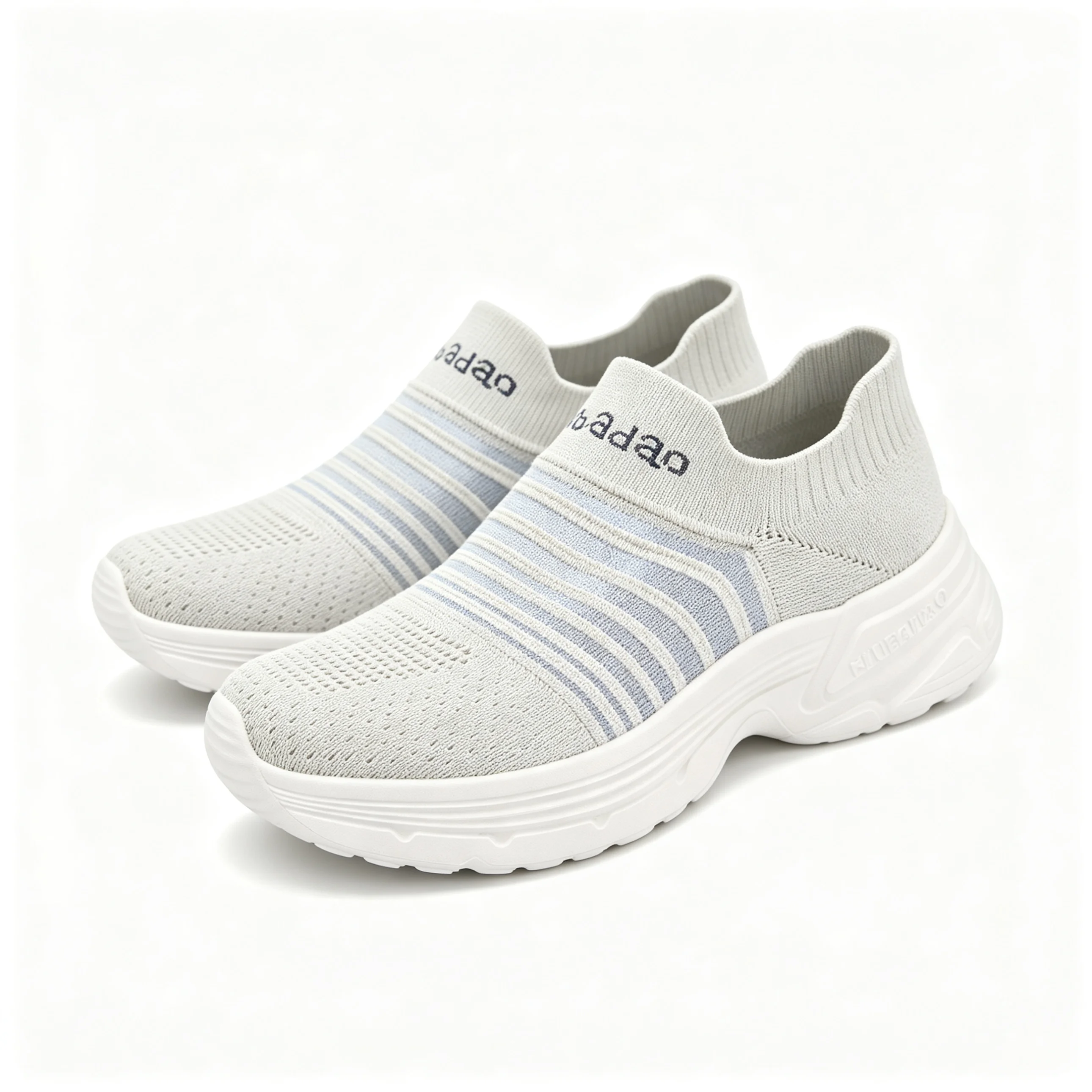 Unisex Breathable Slip On Walking Sneakers Non Slip Soft Platform Casual Sports Shoes Men Women Daily Wear 266030