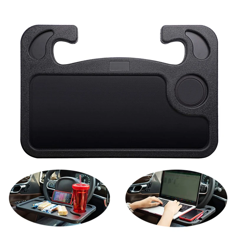 

Car Accessories Universal Portable Steering Wheel Desk Car Food Tray Table for Eating Food and Laptop