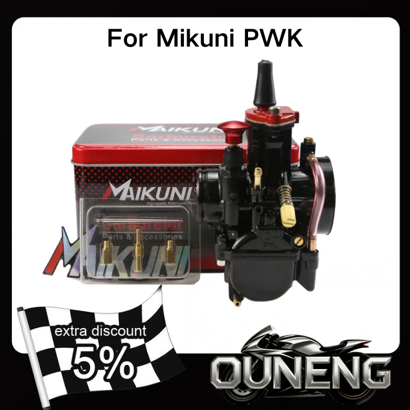 For Mikuni Maikuni PWK 21 24 26 28 30 32 34mm Universal Modification Motorcycle Carburetor With Power Jet
