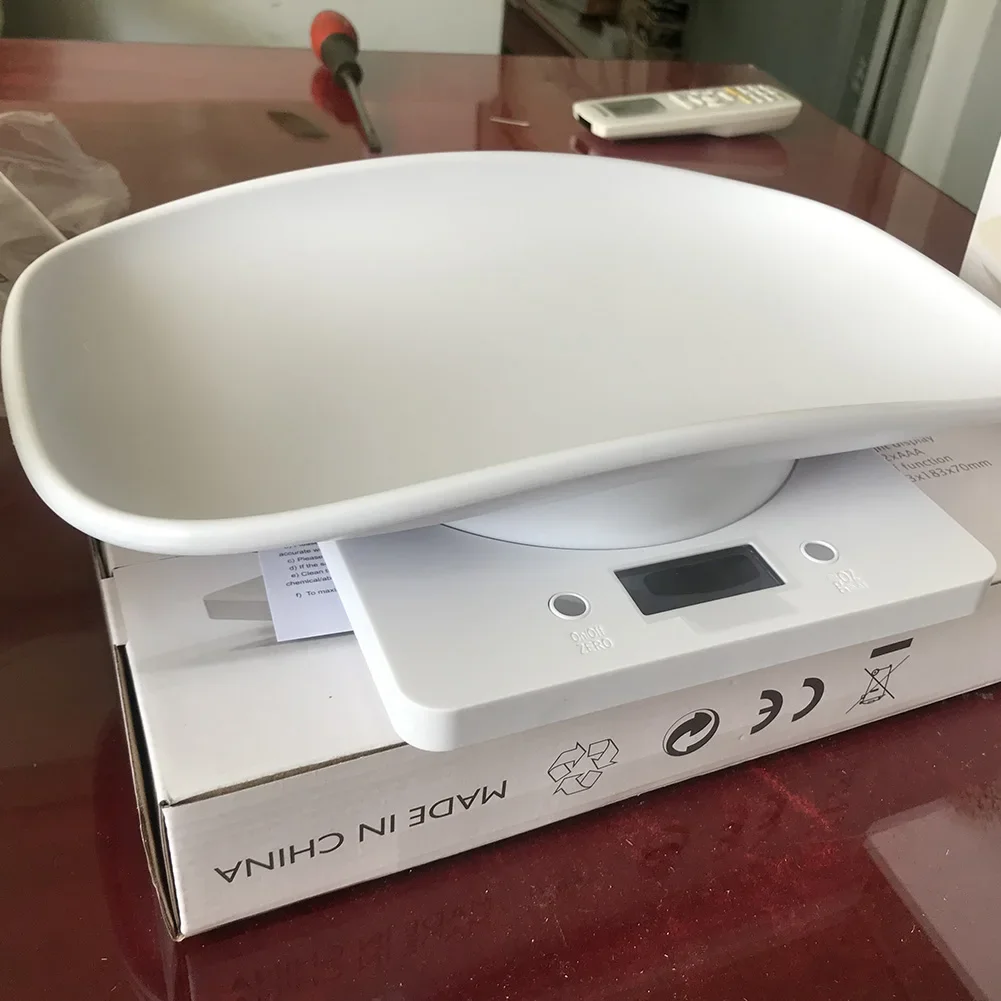 Digital Pet Scale Multifunction Kitchen Scale Grams Weight Max 22 Lbs with LCD Display for Puppy Kitten Hamster Hedgehog Food