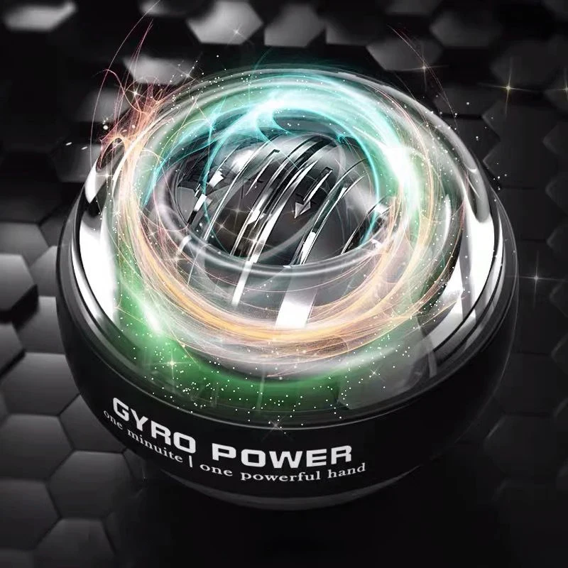 Wrist Power Exercise Antistress Gyroscope Kinetic Self-starting Fidget Spinner Adult Stress Reliever Toys Toy With LED Light