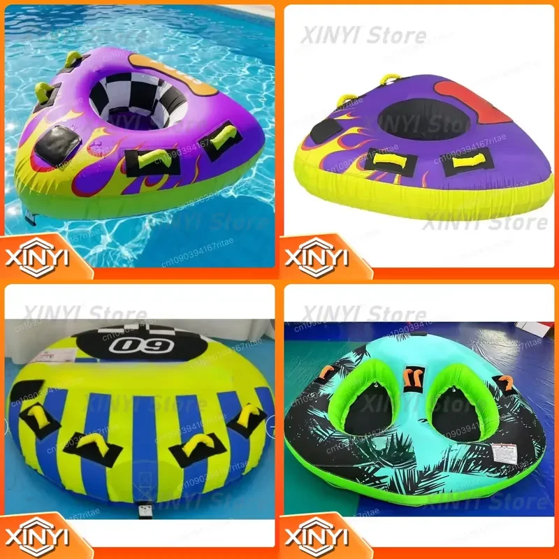 Heavy Duty Inflatable Flying Towable Tube, Water Floating Toy for Lake & Sea Water Entertainment