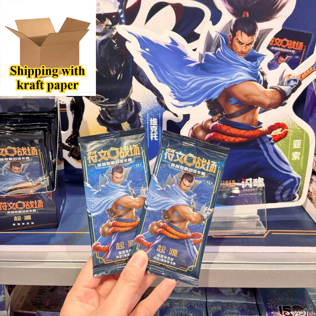 Shining Soul Riftbound: League of Legends Trading Card Game LOL Fat Booster Pack Pre-group Box Game Collection Cards Adult Toys