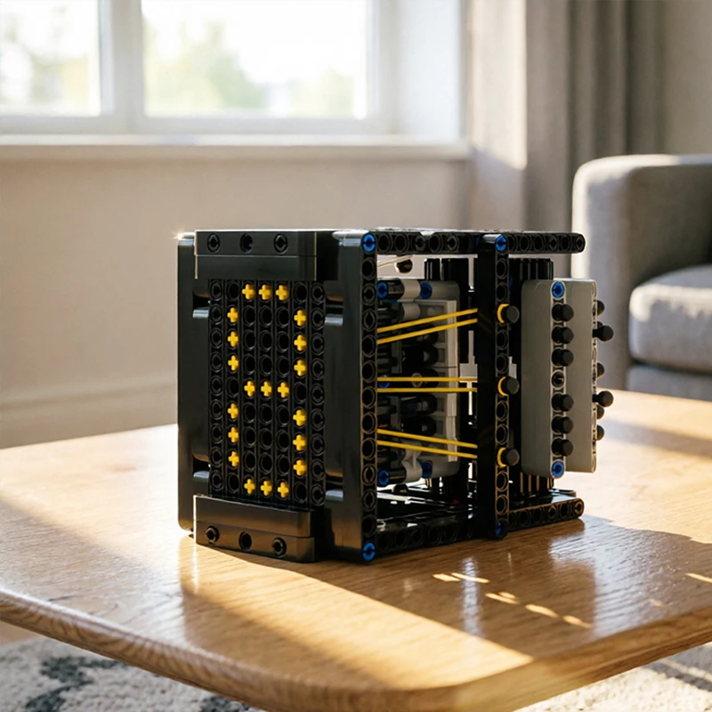 Interactive Mechanical Digital Counter Block Set – Learn Engineering & Math Through Play, Compatible with Major Brick Brands